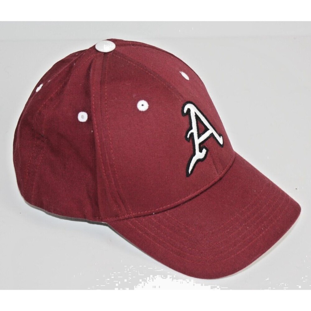 Arkansas "A" Razorbacks Red Baseball Cap/Hat Official Collegiate